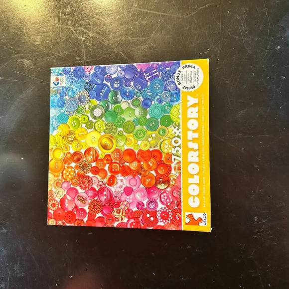CEACO Colorful Button High Quality 750 Piece Puzzle Color Story - Picture 2 of 6